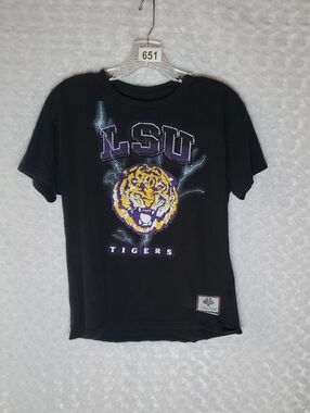 Mitchell & Ness Black T-shirt with White Logo M